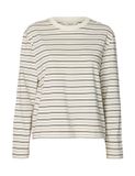 Slfessential Slfs Essential Ls Striped Boxy Tee Noos