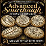 Advanced Sourdough Scoring Coloring Book