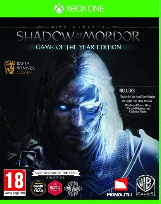 Warner Bros Entertainment Middle Earth Shadow Mordor GOTY X1 Xbox One