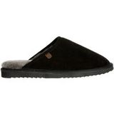 Warmbat Classic Suede Pantoffels - Black - Maat 37