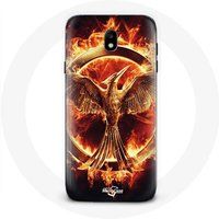 Maniacase Hoesje voor Samsung Galaxy J7 2017 Hongerspelen film logo