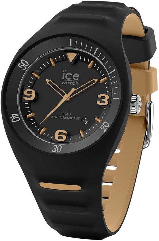 Ice Watch P. Leclercq Black Beige Men's Watch - Black Silicone - 42mm
