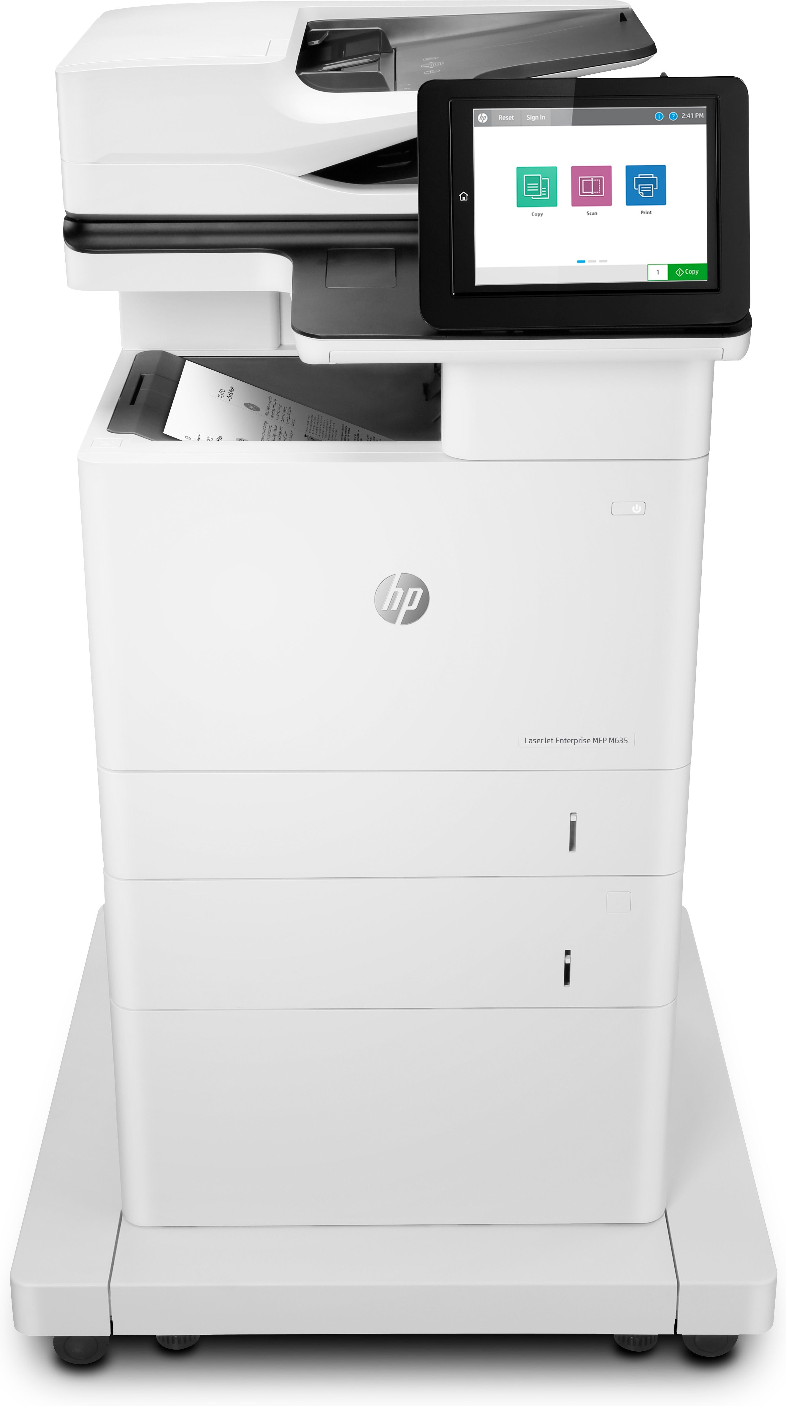 HP LaserJet Enterprise MFP M635fht - Multifunctionele printer - Zwart-wit - A4 - 61 ppm - Duplex - ADF - USB - Ethernet