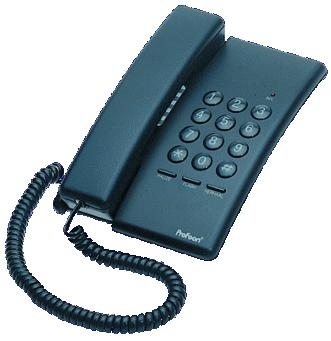 Profoon TX-117 telephone, Black