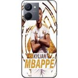 Maniacase Hoesje voor Realme V20 Kylian Mbappe Real Madrid Behang Viering