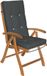 Detex Coussin de jardin Haut dossier - 6 pièces - ANTRACITE