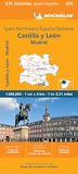 Espana Michelin Espana Noroeste : Castilla y Leon, Madrid- Michelin Regional Map 575