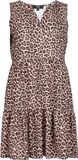 R.E.D. by EMP R.E.D. Rock-Engineered Design multicolor jurk met luipaardprint - Dames - S