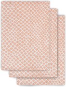 Jollein Washandjes hydrofiel Snake - pale pink (3pack)