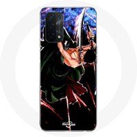 Maniacase Hoesje voor Oppo A74 5G One piece Manga Zoro Roronoa