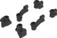 Horizon AR320365 Body Post Mounts Outcast Noir Métal