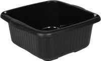 Urban Living Afwasteil - recycled kunststof - 10 Liter - Zwart
