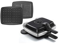 Lagrange Wafelijzer en tosti-ijzer 039425 met 2 platen 1000 W Zwart