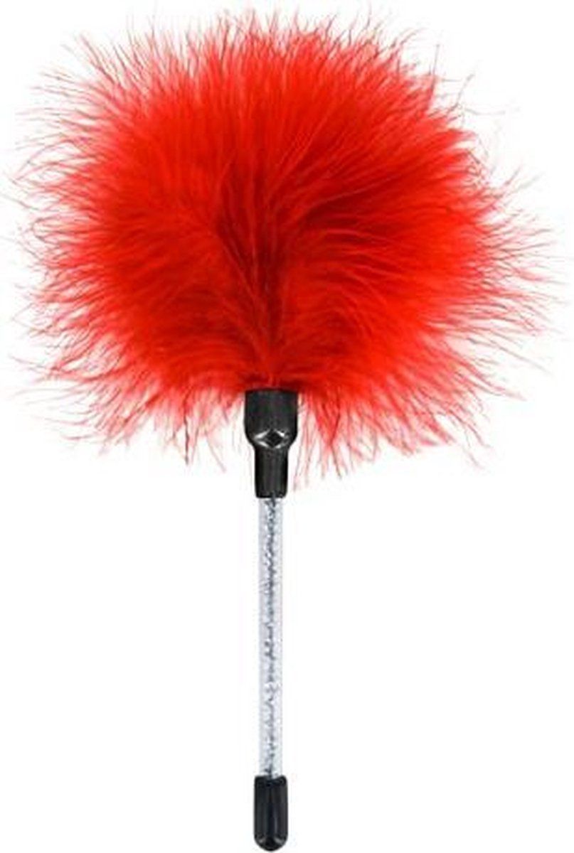 Sweet Caress Mini plumeau voor stof, zwart, TU, Rood