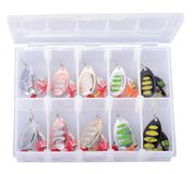 Savage Gear Rotex Spinner Kit - Premium Spinner voor vissers gericht op forel, zalm, snoek & meer, aangepaste Japanse dreggen, onmiddellijke rotatie, zoetwater & zoutwater vissen Assorti Gevarieerd
