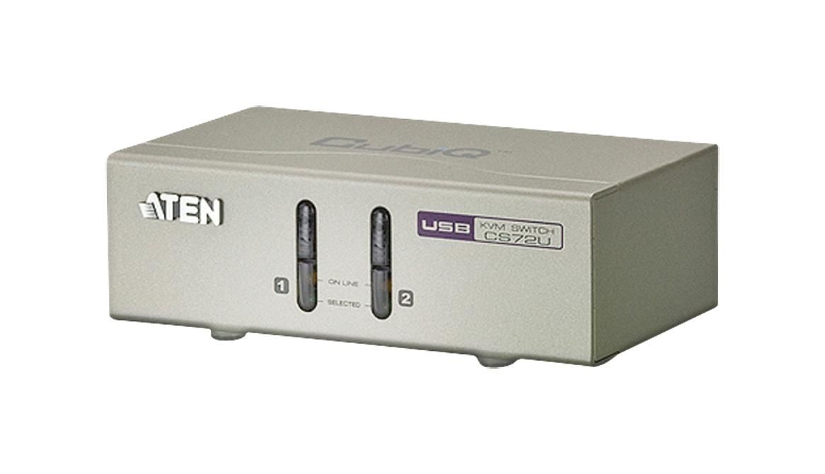 ATEN 2-poorts USB KVM + audio