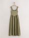 Next - Dames - Geweven midi-jurk van jersey - Groen