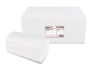 Semy papieren handdoek, 2-laags, ZZ/V-vouw, 25x21 cm, wit, 1 stuks (1 x 4000 stuks)