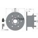 Textar Lot De 2 Disques De Frein 93019400 Alfa Romeo 1904529 1904592 5938118