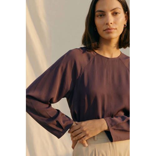 AWARE blousetop - aubergine