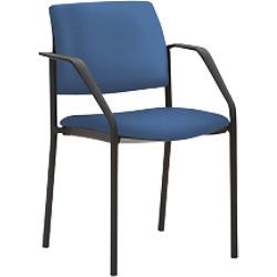 Mayer Sitzmobel 2518 Stof Blauw Stapelbare stoel