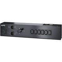 APC Service Bypass Panel - Voedingsverdeeleenheid (rack-uitvoering) - 230 Volt wisselstroom V - 1500 VA - input: IEC 60320 C14 - uitgangen: 7 - 2U - zwart - voor P/N: SMC1500I-2UC, SMC1500IC, SMT1000I-AR, SMT1000IC, SMT1500I-AR, SMT1500R2I-AR