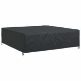 vidaXL Loungesethoes Effen Zwart 260 x 260 x 90 cm 420D Polyetheen