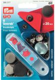 Prym Naaivrijdrukknoop Anorak 20 mm Brons Mat - 6 stuks