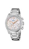 Festina Dameshorloge Analoog van Roestvrij Staal 316l Zilverkleurig