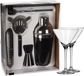 Excellent Houseware set à cocktails 5 pièces avec 6 verres à Martini 260 ml