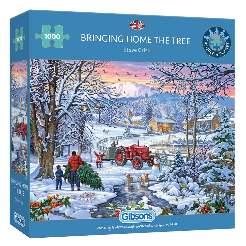 Gibsons Bringing Home the Tree Puzzel (1000 stukjes)