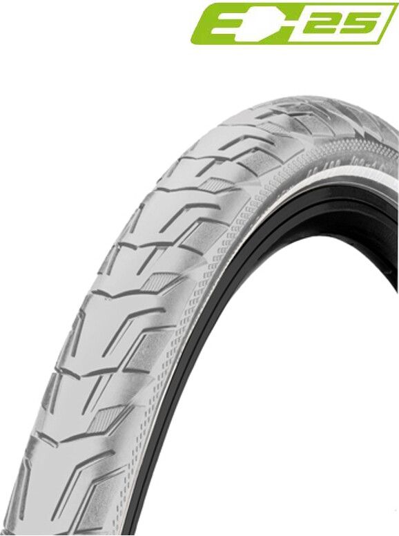 Continental Ride City Clincher band 28x1.75" E-25 Reflex - Grijs