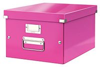Leitz Click And Store A4 Opbergdoos, 60440023, Medium - Roze