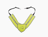 HKM HiViz borsttuig - fluorescerend - geel - one size