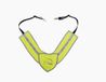 HKM HiViz borsttuig - fluorescerend - geel - one size