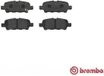 Brembo P56068 Achterremblokken, 4 stuks