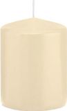 Trend Candles Cilinderkaars/stompkaars - cremewit - 6 x 8 cm - 29 branduren