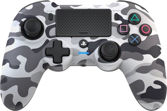 Nacon Asymmetric Camouflage, Grijs Bluetooth Gamepad PC, PlayStation 4
