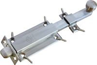 AMIG Poortgrendel – 200mm – RVS AISI 304 - Professionele Kwaliteit - Schuifslot - Schuifgrendel - Schuifslot voor Deur - Grendel - Rolschuif - Plaatgrendel - Voor Buiten en Binnen
