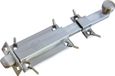 AMIG Poortgrendel – 200mm – RVS AISI 304 - Professionele Kwaliteit - Schuifslot - Schuifgrendel - Schuifslot voor Deur - Grendel - Rolschuif - Plaatgrendel - Voor Buiten en Binnen