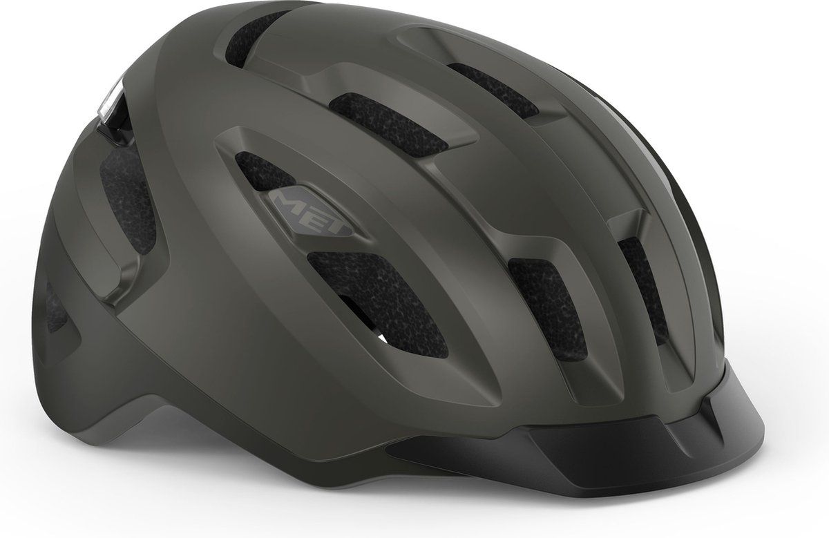 MET Urbex MIPS Fietshelm - Maat M - Titanium Metallic Matt - Grijs