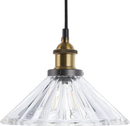 Beliani colorado - hanglamp-transparant-glas