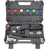 TECPO Professionele klinkmoertangset M3-M12 niet-tang met klinkmoeren klinknagels set 110-delig