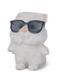 Karl Lagerfeld Sleutelhanger 'Ikon Choupette' oudroze / zwart / zilver / wit