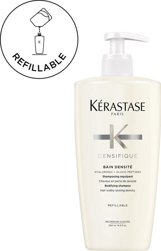 Kerastase Kérastase Densifique Bain Densité Navulbare Shampoo 500 ml - Voor Voller en Dikker Haar