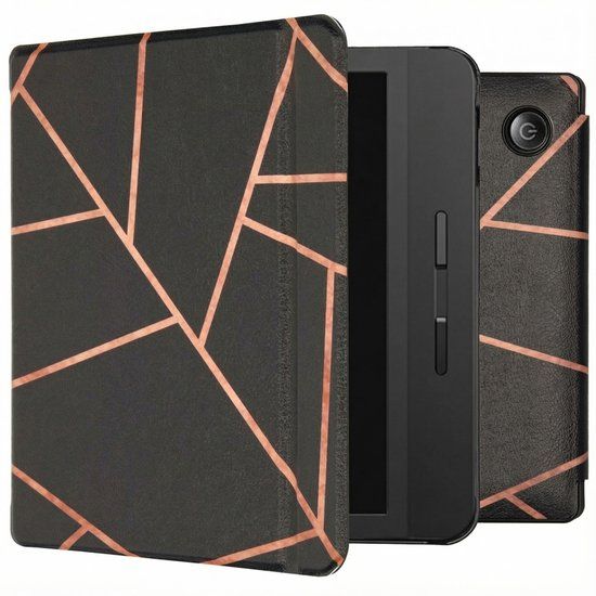imoshion Ploonk B.V. Ereader Hoes - Geschikt voor Tolino Vision 5 - Black Graphic