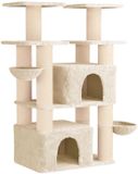 vidaXL Arbre à chat Crème 147 cm