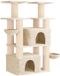 vidaXL Arbre à chat Crème 147 cm