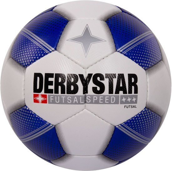 Derbystar VoetbalVolwassenen - wit/blauw/grijs