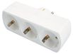 Adaptateur 3 prises 4,8 mm 16 A blister